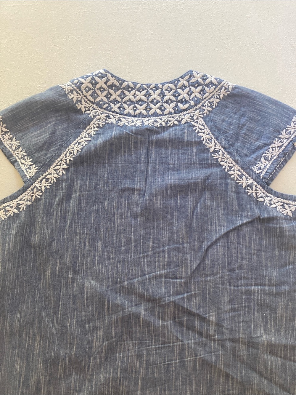 Roller Rabbit Navy Blue Embroidered Cotton Tunic Dress - Picture 12 of 16